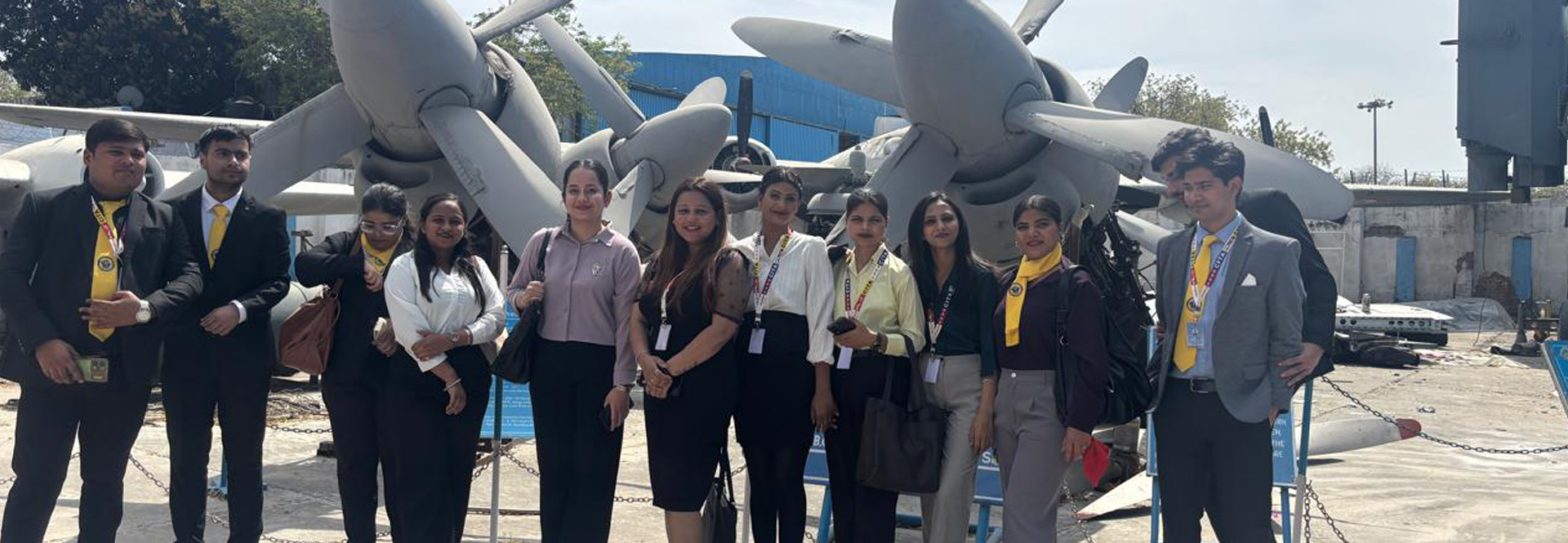 Airport museum visit